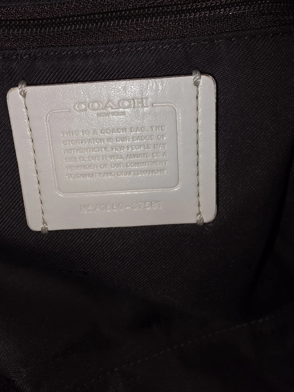 Coach Pebbled Leather Mini Backpack in Light Ivory with Gold Hardware
